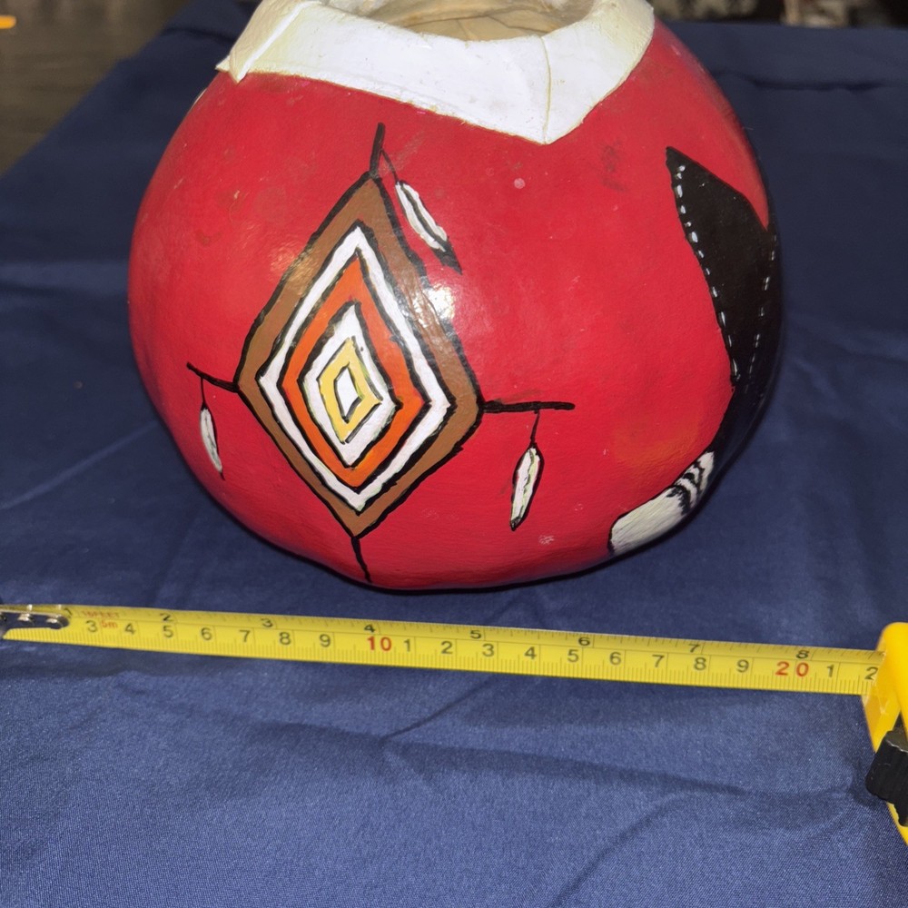 Hand Painted Gourd By Morning Star,