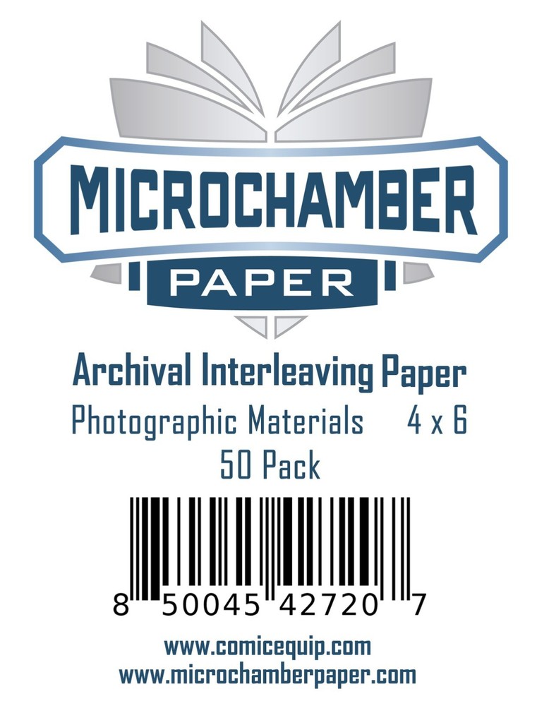 MicroChamber Archival Interleaving Paper for Photographic Materials 4x6 - 50 Ct