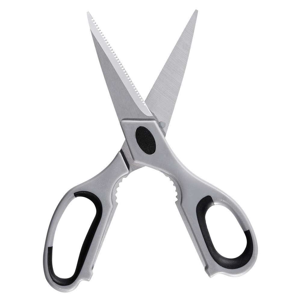 Kitchen Scissors Stainless Steel Kitchen Shears Protective Sheath Grey