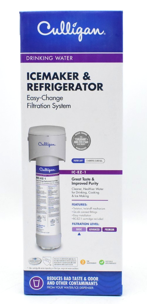 Culligan Icemaker & Refrigerator Easy-Change Filtration System IC-EZ-1