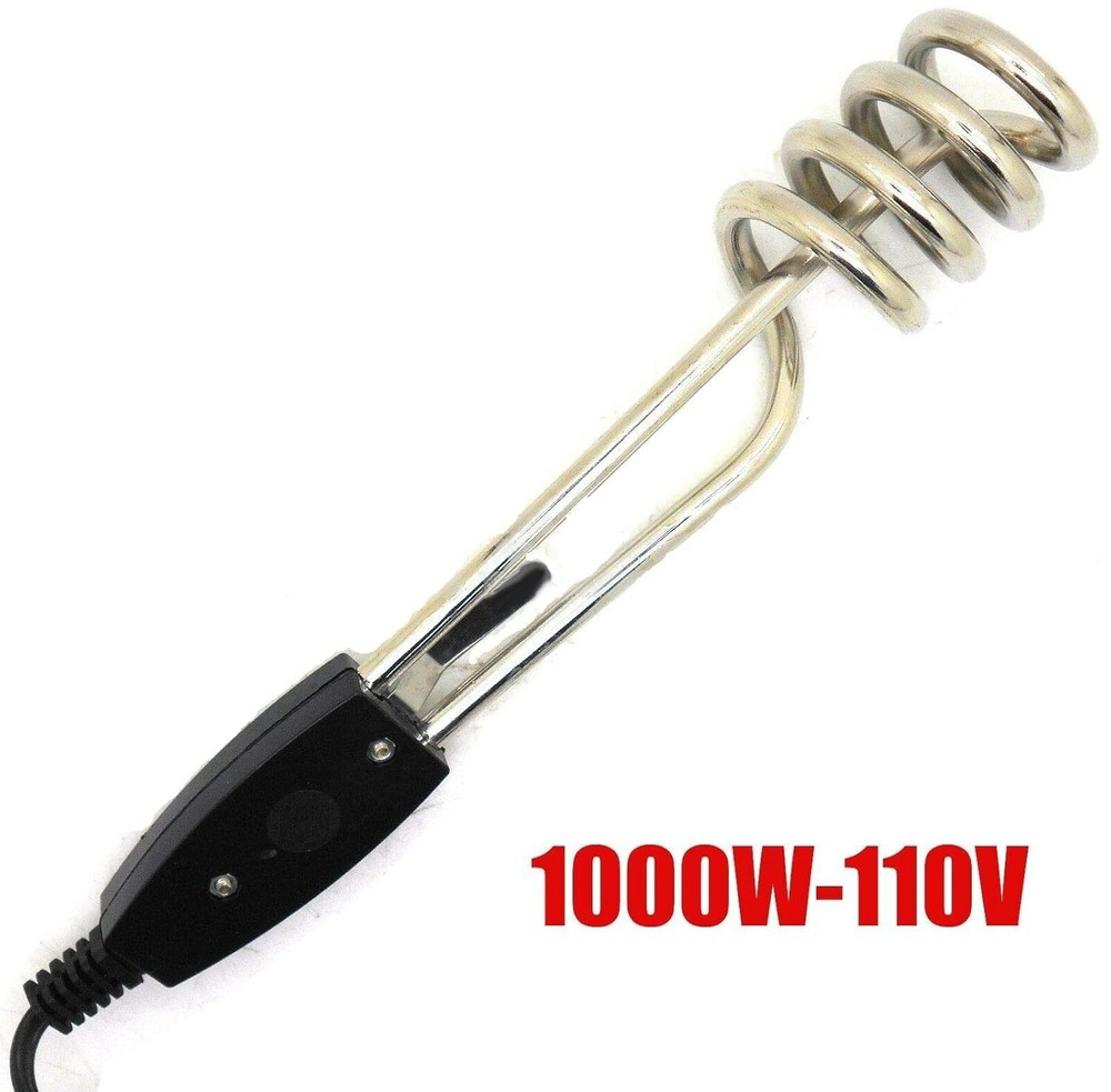 1000W 110V Portable Electric Immersion Water Heater Element Bucket Boiler A4