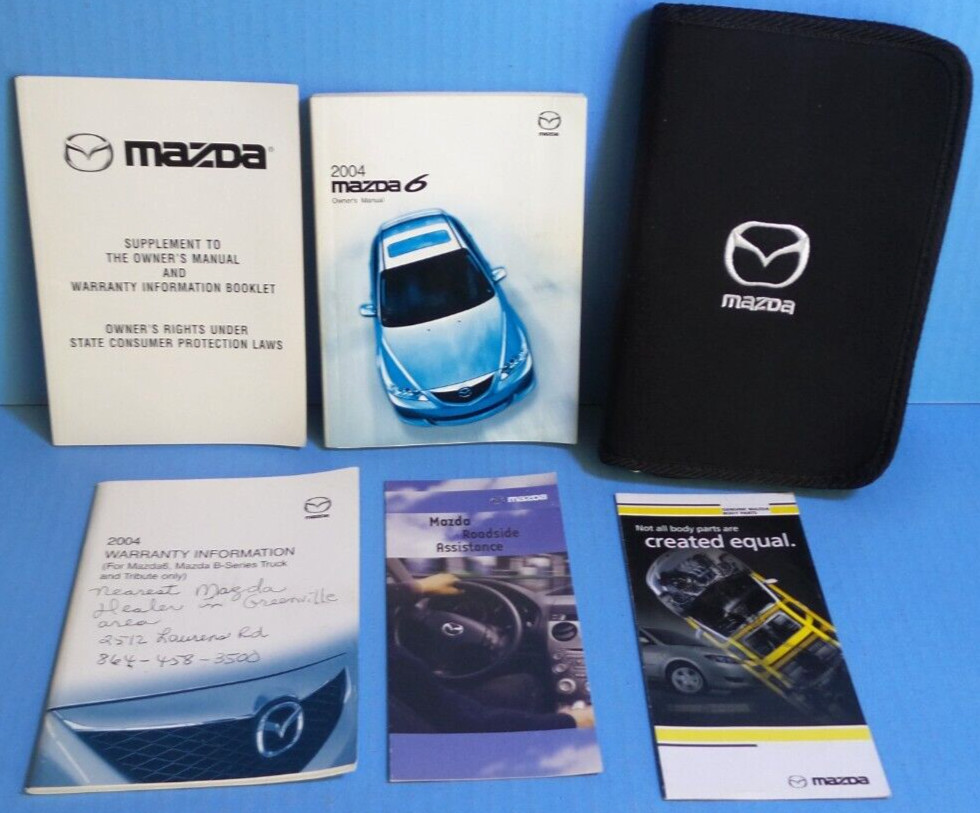 04 2004 Mazda 6 owners manual