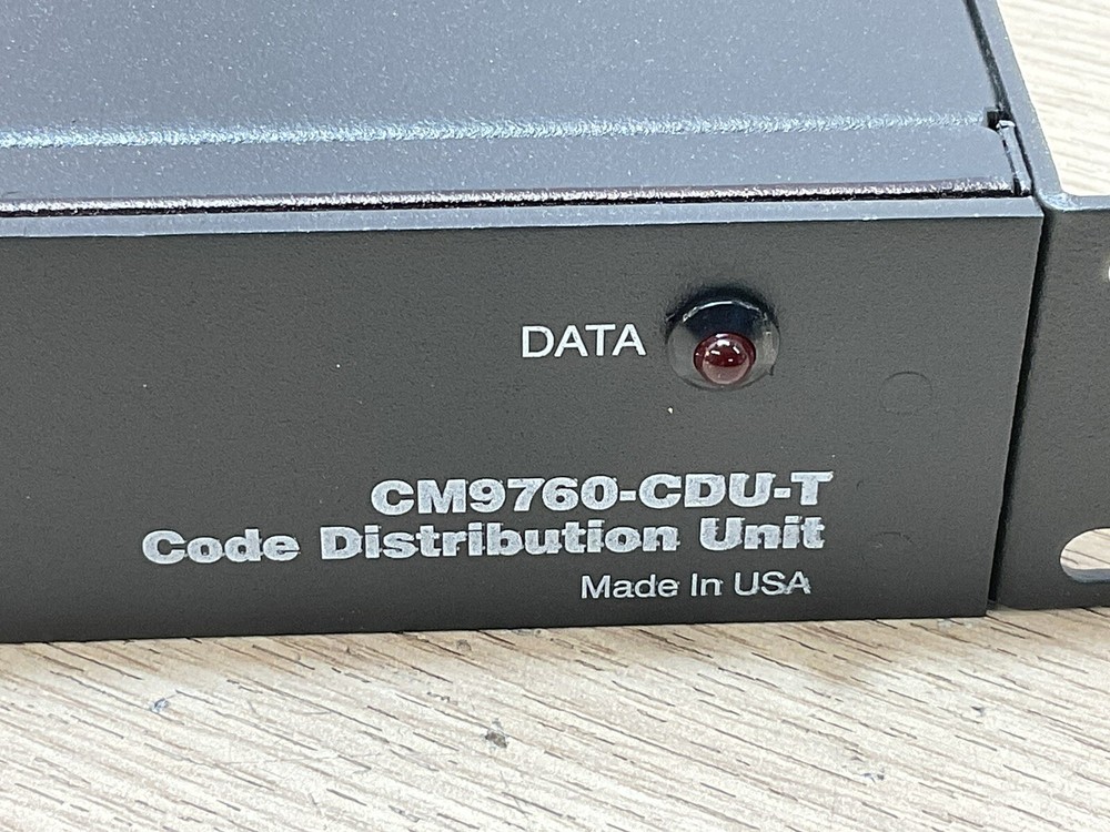 Pelco CM9760-CDU-T Matrix Code Distribution Unit TX VER 16CH/GAR564
