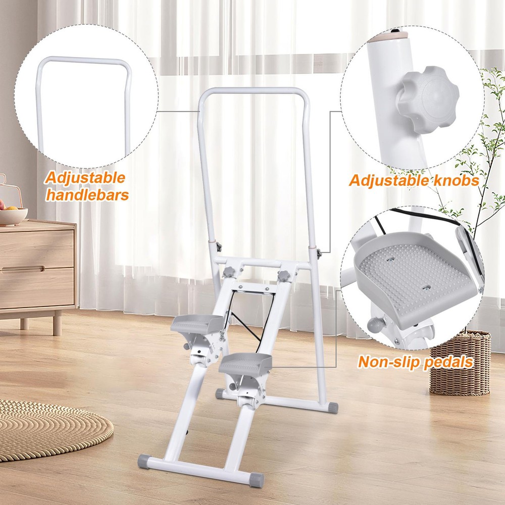 Version Vertical Climber Stair Stepper Machine For Home Gym Exercise NEW