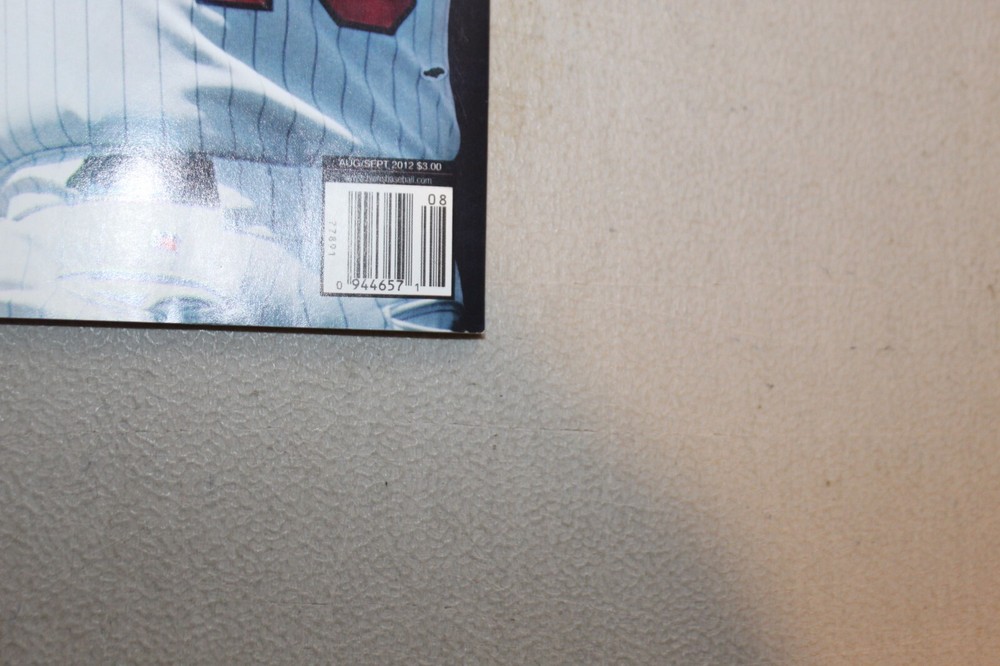 2012 Minnesota Twins Program (AUGUST SEPT): TRIBUTE TO MANAGER TOM KELLY
