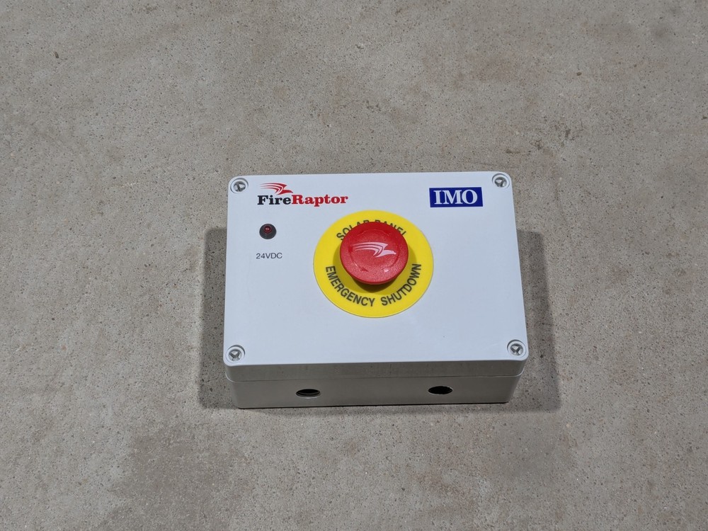 FRS-CBLD2 FireRaptor solar emergency shut down button with cord