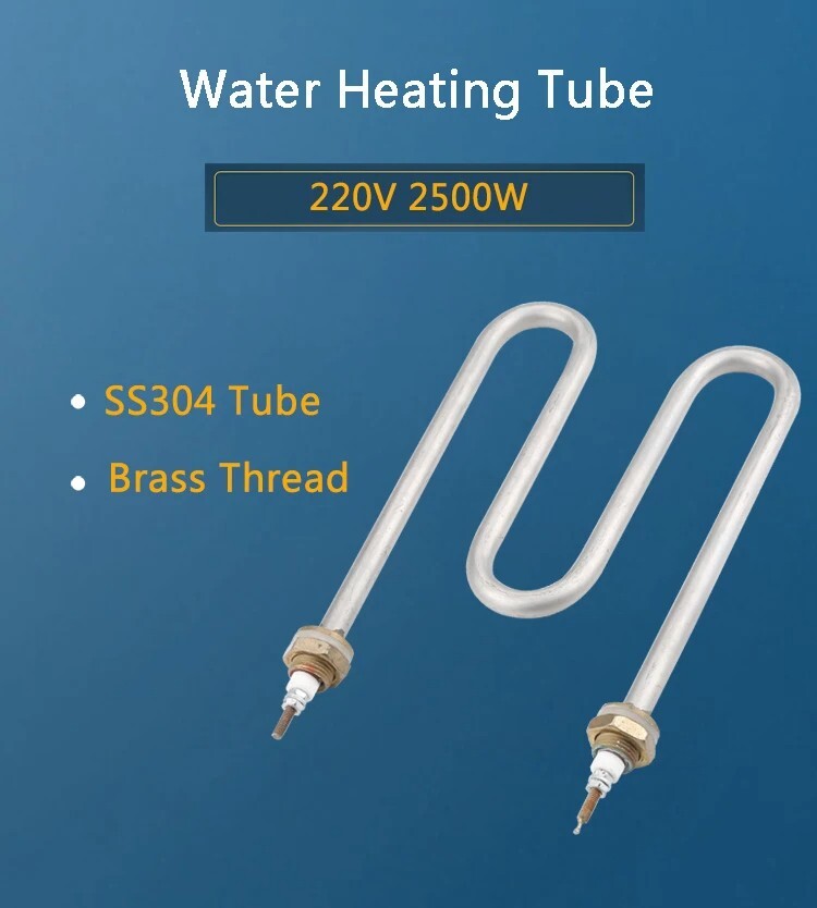 Electric Water Heater Tubular Steel Pipe Noodle Pot Cooking Machine 2000W 220V