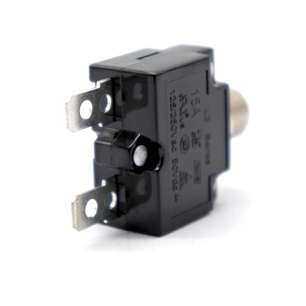 15A Circuit Breaker Overload Protector Switch Resettable