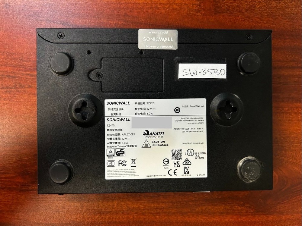 SonicWall TZ470 - APL57-0F1
