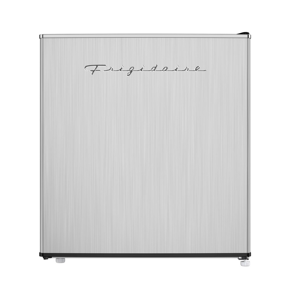 Frigidaire 1.6 Cu Ft Retro Compact Refrigerator, Platinum Mini Fridge