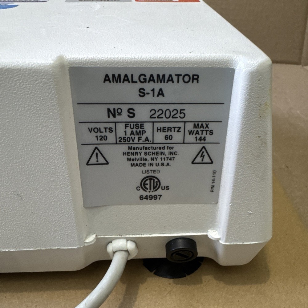 Henry Schein Titration Amalgamator