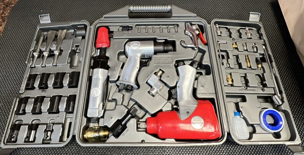 Mastergrip Professional Pneumatic Air Tool Kit With Case b-4