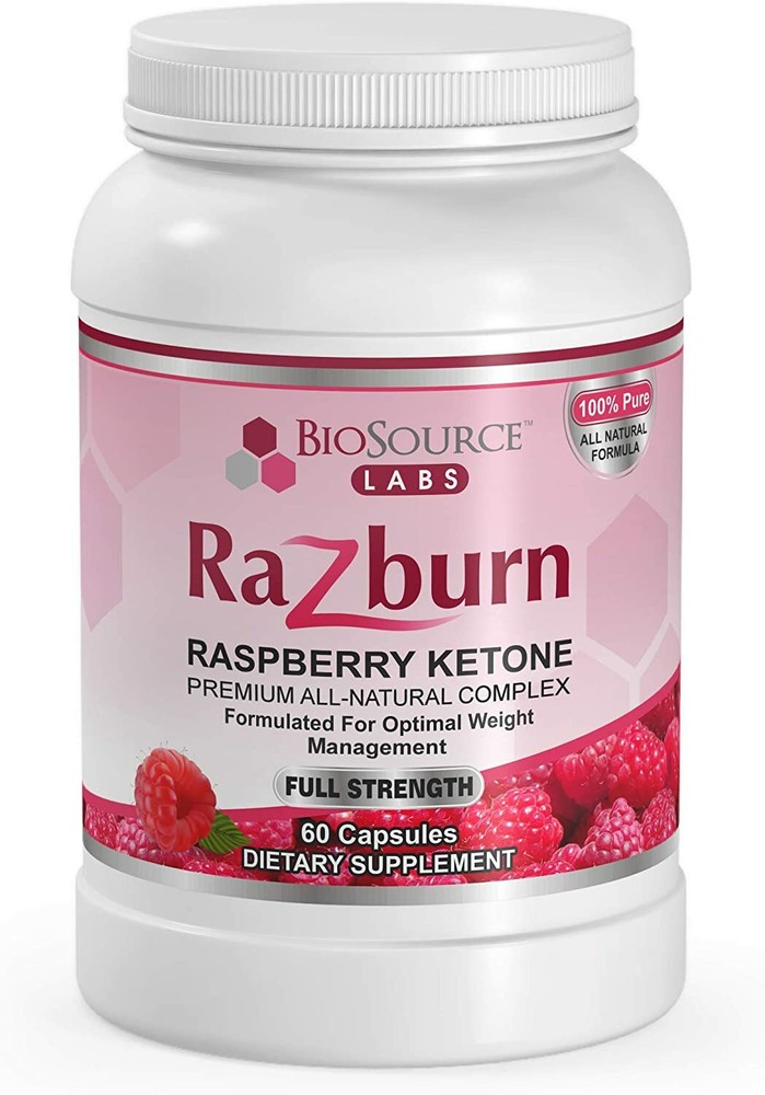 BioSource Labs Razburn – Natural Thermogenic Complex– 60 Veg Caps