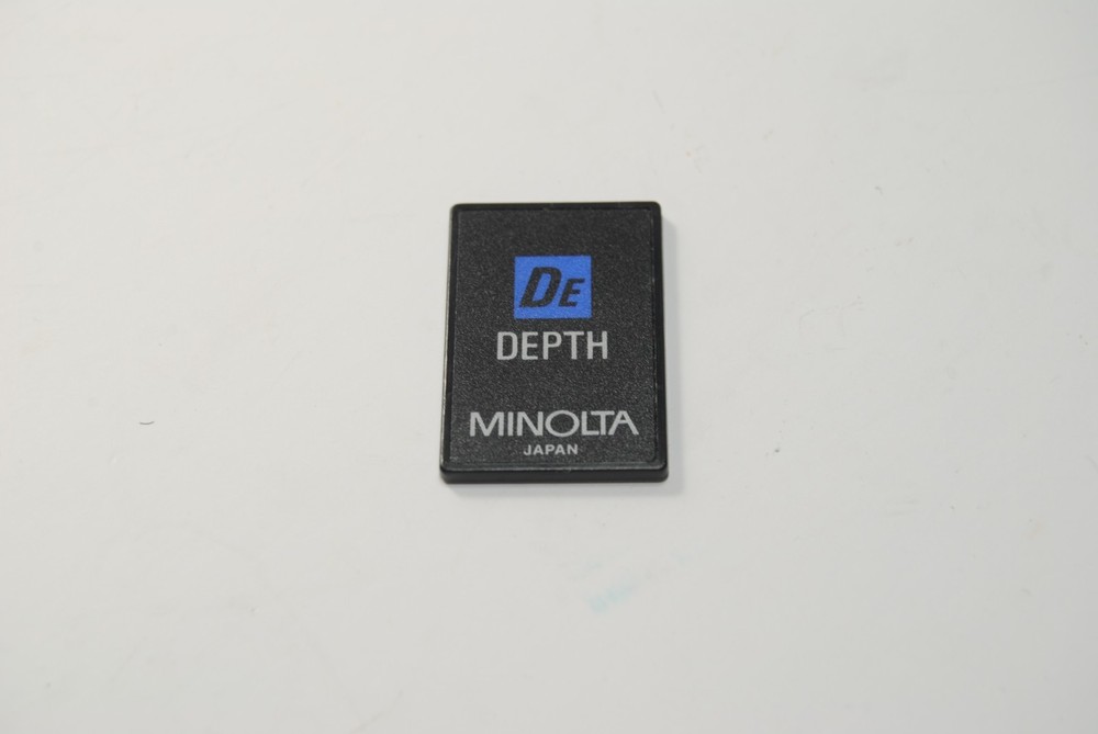 Minolta Automatic Depth Control Card DE DEPTH