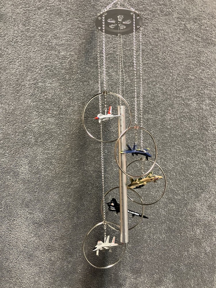 Fighter Plane Wind Chime