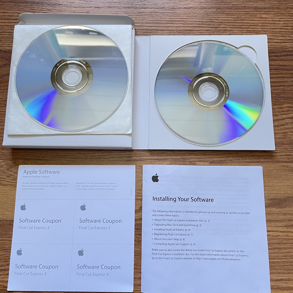 Apple Final Cut Express HD Media Set (Upgrade)