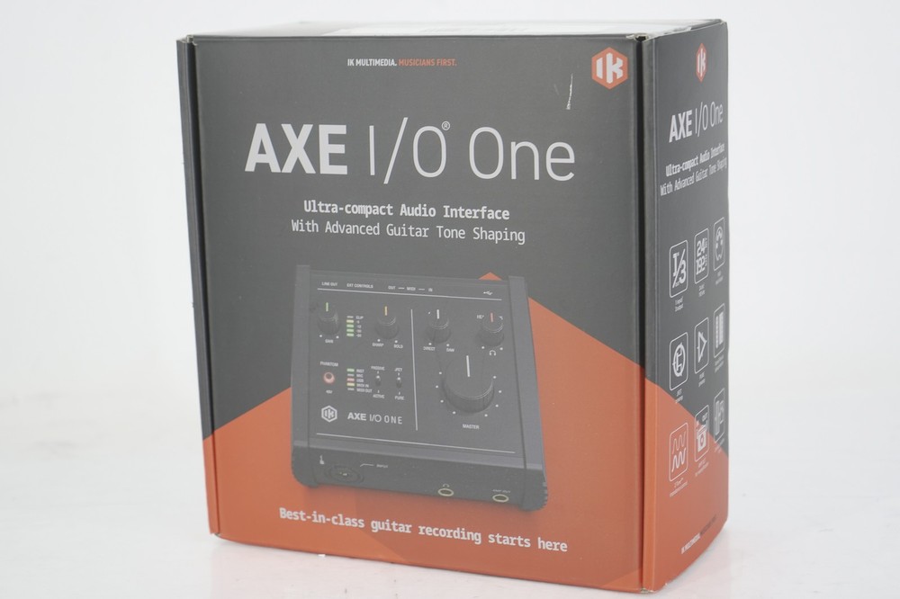 IK Multimedia AXE I/O ONE 1-Channel USB-C Audio Interface ISSUE