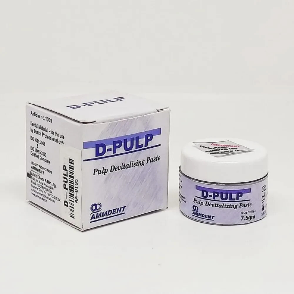 Ammdent D-Pulp Dental Pulp Devitalizer Paste Jar of 7.5gm