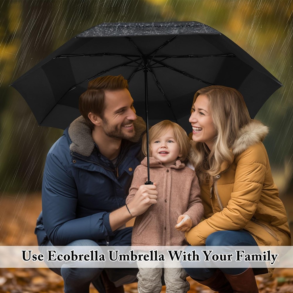 Golf Umbrella For Adults - Oversized 54inch Double Layer Windproof Extra Large