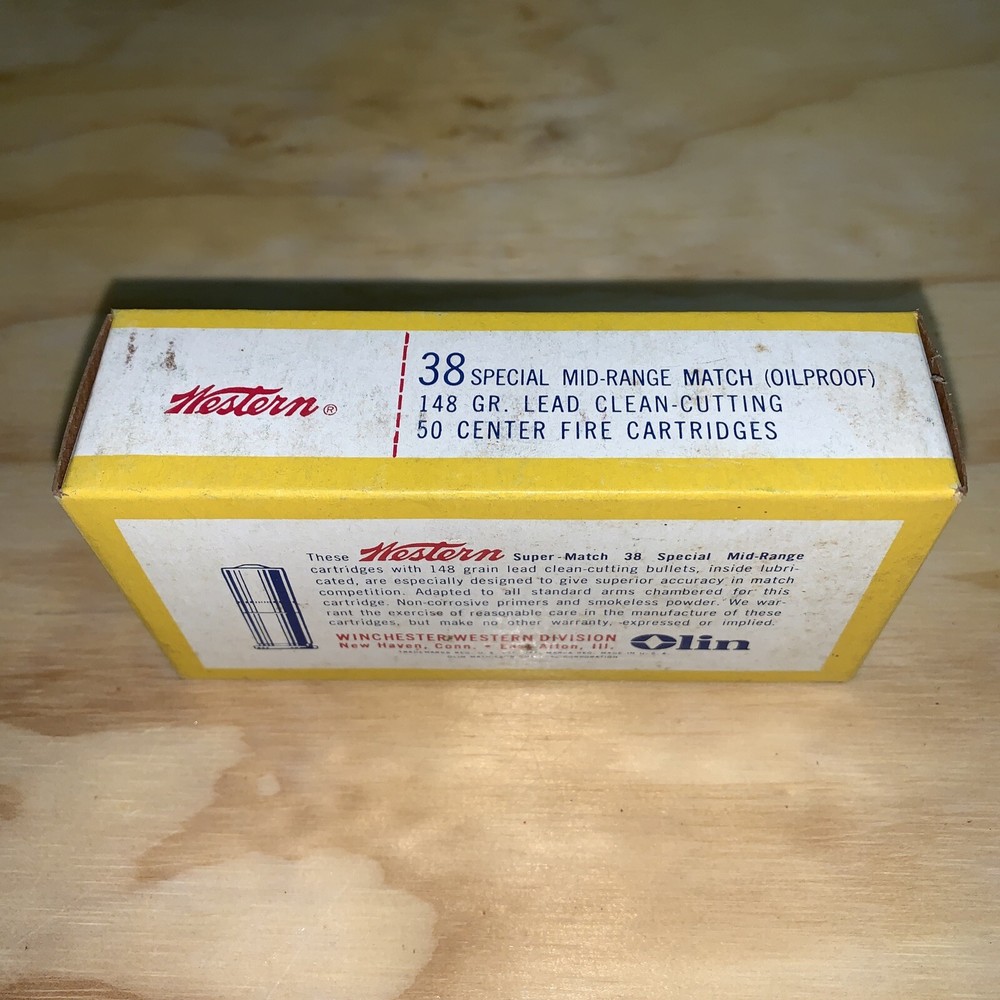 1960s Western 38 Special Super-match Empty Boxes