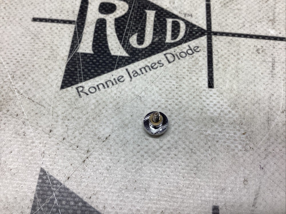 Round Solid Brass Electric Guitar String Retaining Tree Chrome