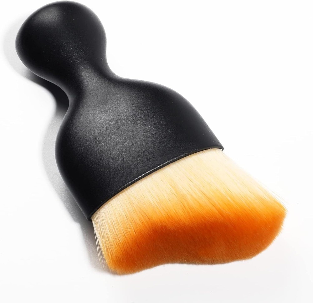 Multi-Surface Soft Bristle Brush for Car & Home Cleaning - Durable & Easy Grip
