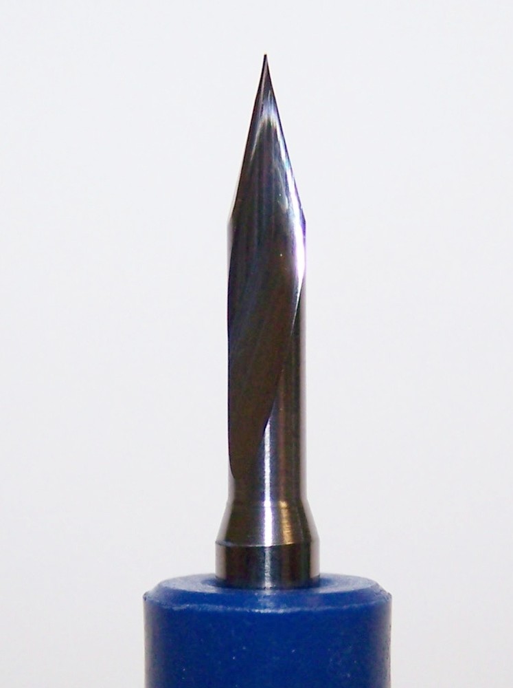 (5) - 30 degree carbide bits for scoring or engraving, sharp point Kyocera