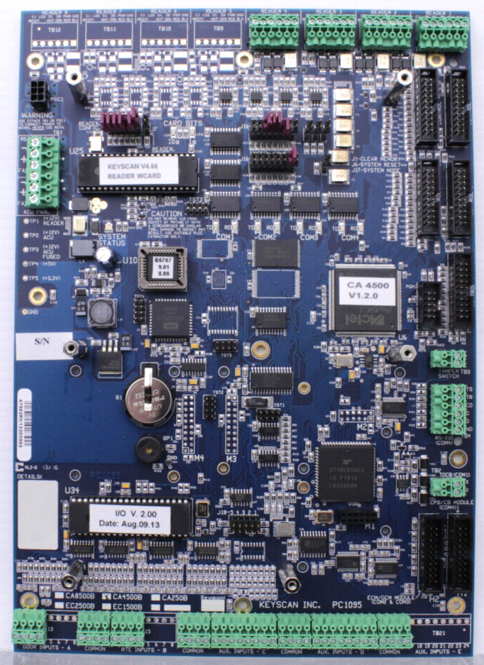 Keyscan CA4500B Access Control Panel PC1095 Blue Board