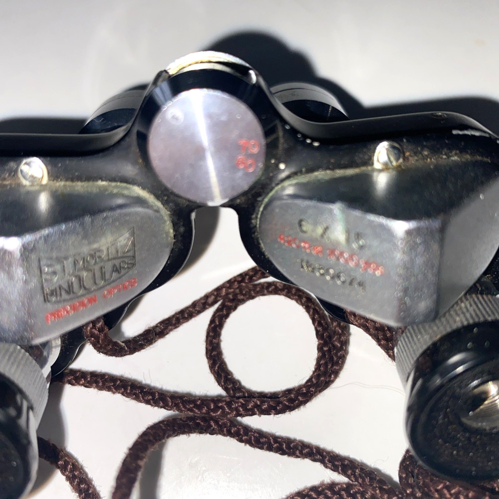 Vintage St. Moritz Binoculars Precision Optics 6x15 Compact
