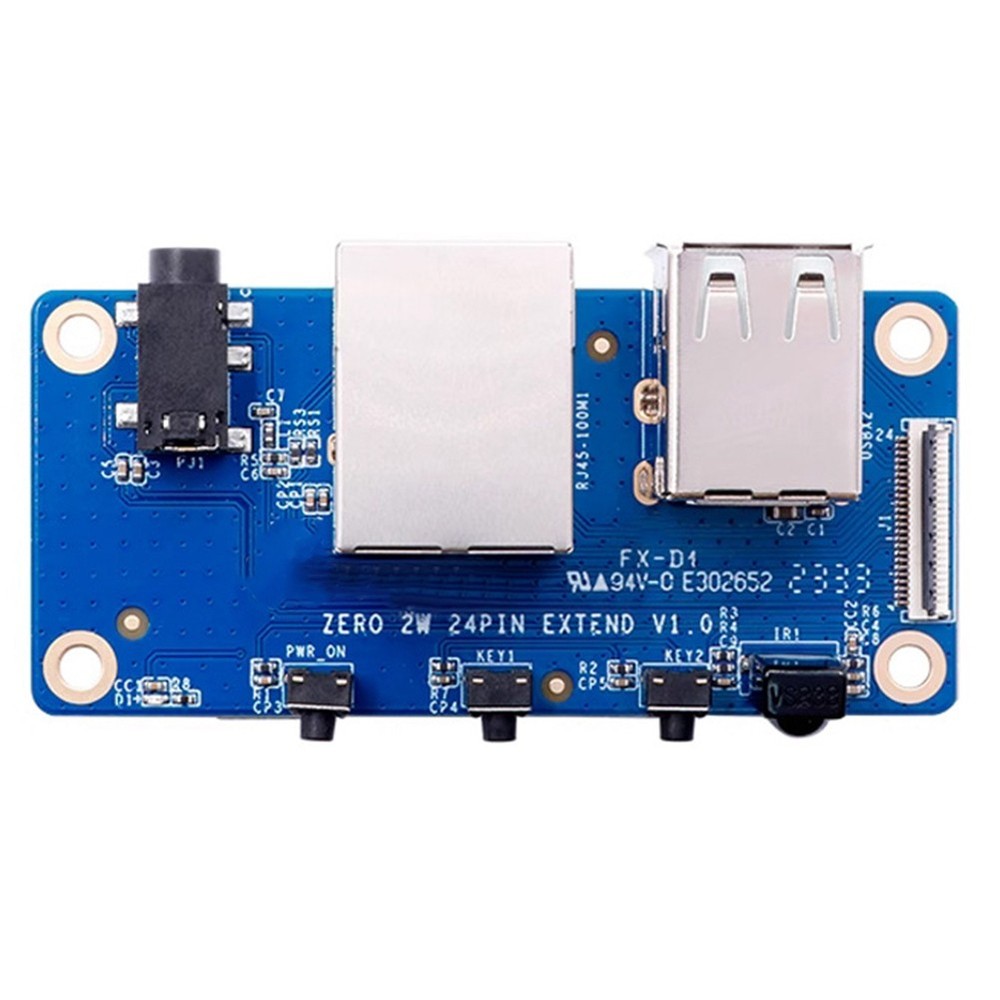 For Zero 2 W Expansion Board Interface Board 100M Port+USB 29197