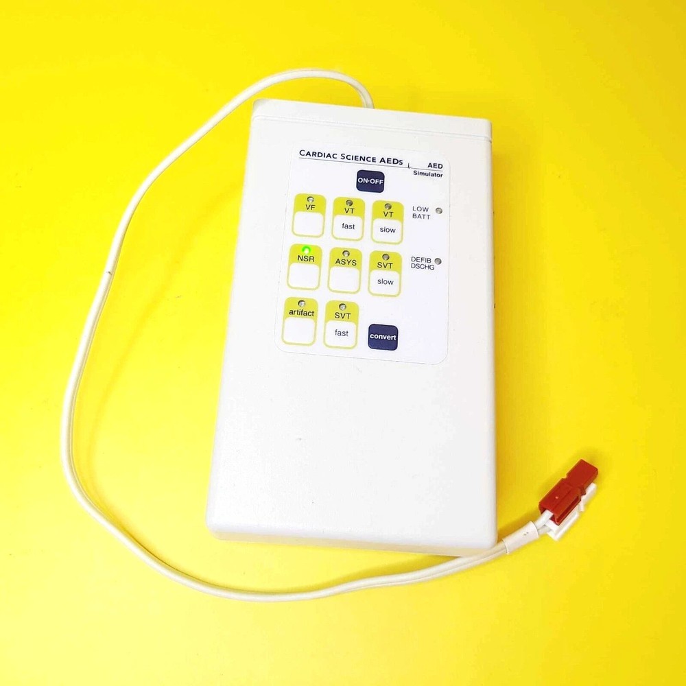 CARDIAC SCIENCE AEDS POWERHEART G3 AED SIMULATOR 8 WAVEFORMS TRAINING DEVICE