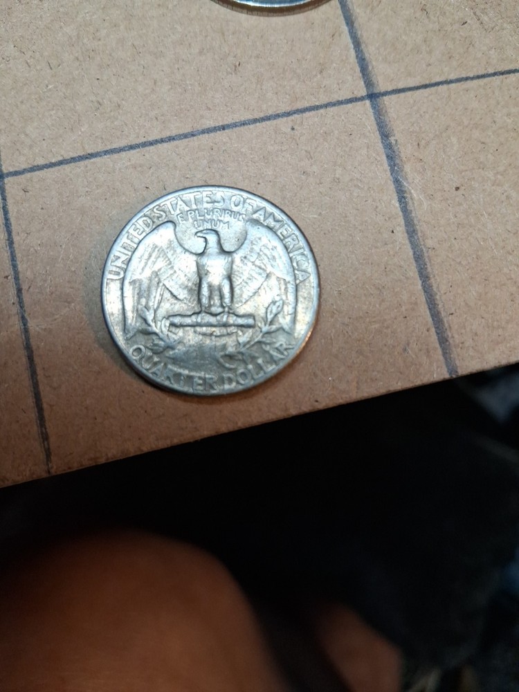ERROR VNT 1968D Quarter Greese Error Missing Branch And A,R,T,E FROM QUARTER