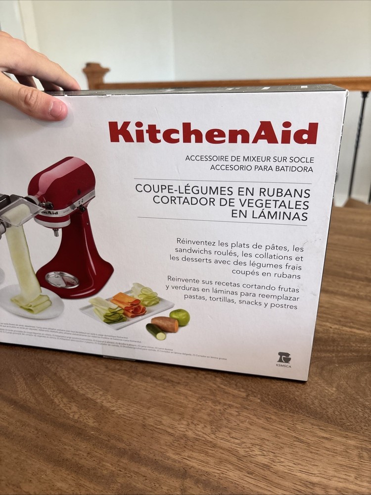 KitchenAid Vegetable Sheet Cutter Stand Mixer Attachment Thin Thick Blades