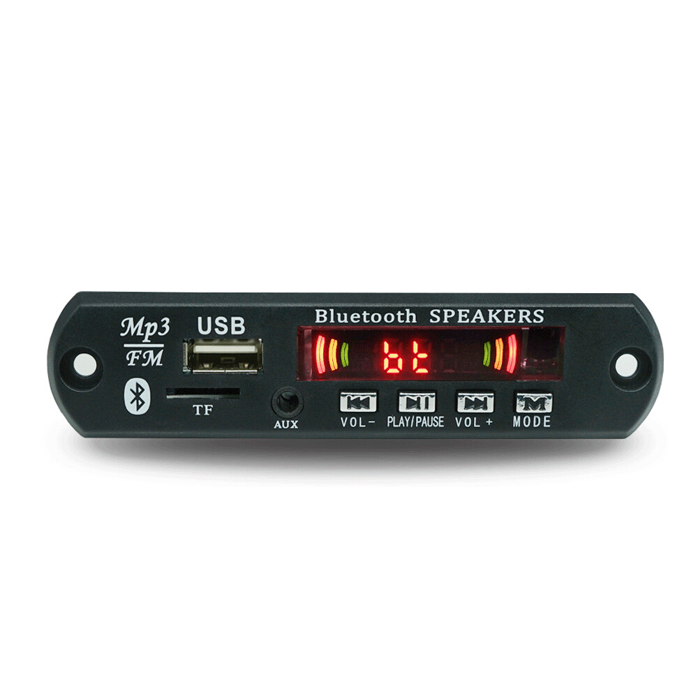 Wireless 12V WMA 2*15W Amplifier MP3 Decoder Board Audio Module USB TF Radio