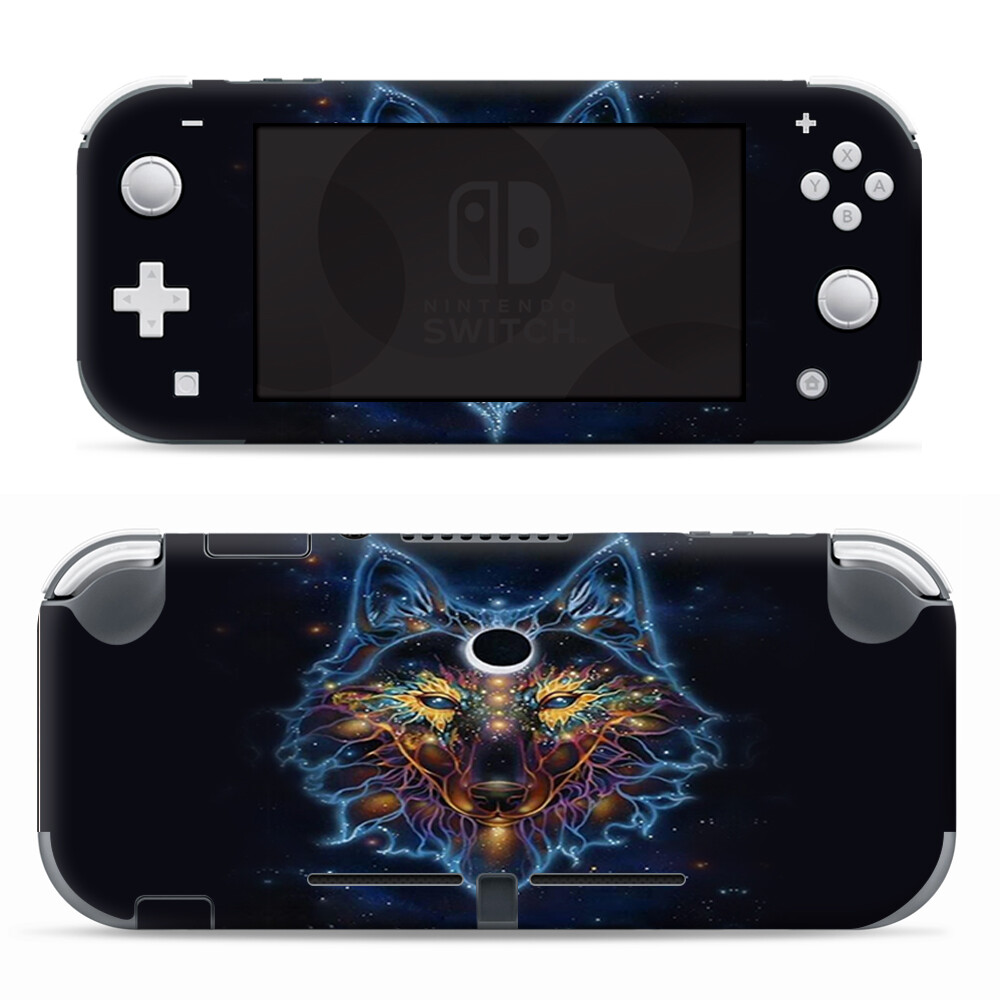 Skins Decals wrap for Nintendo Switch Lite - Wolf Dreamcatcher Color