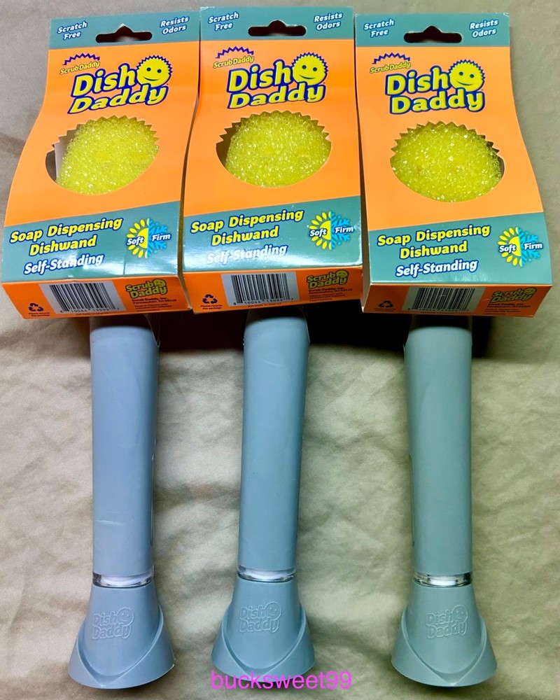 ScrubDaddy Dish Daddy Soap Dispensing Wand - 3-Pack