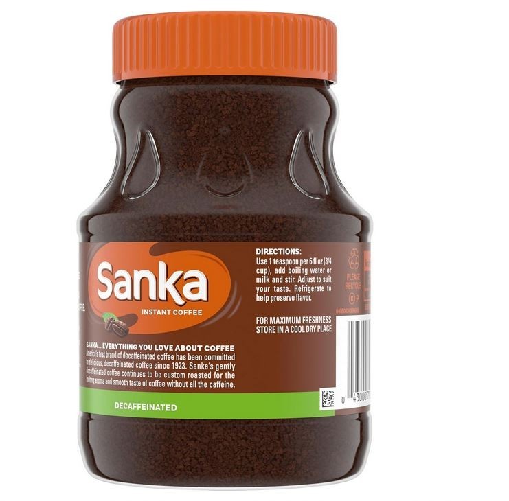 Sanka Decaf Instant Coffee, 8 oz Jar