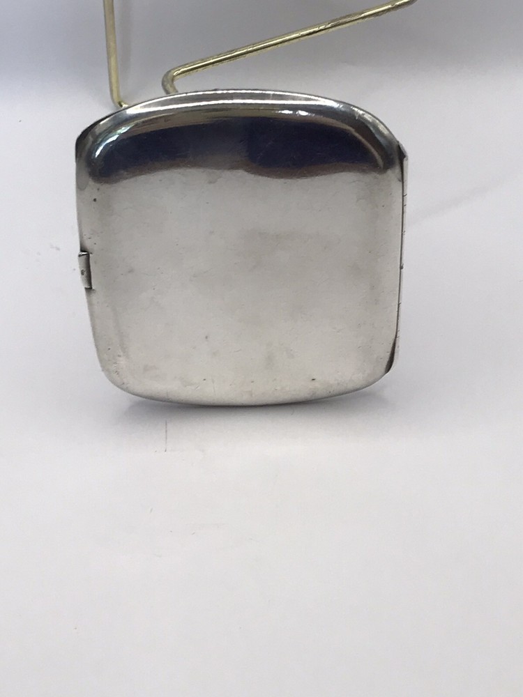 Antique Silver And Enamel Cigarette Case