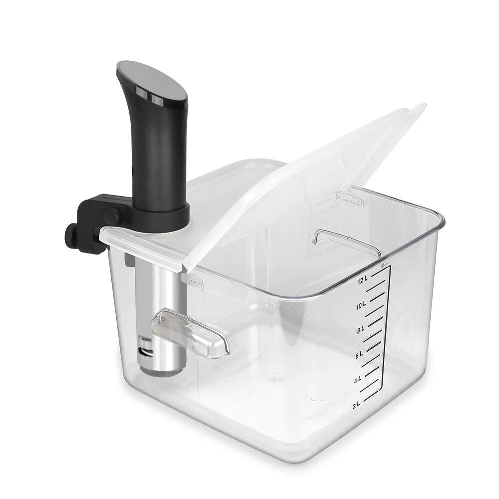 EVERIE Hinged Collapsible Sous Vide Container Lid Compatible with Anova Culin