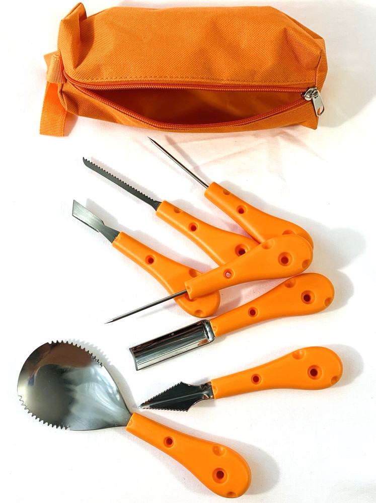 PUMPKIN CARVING KIT Tools & Travel Bag