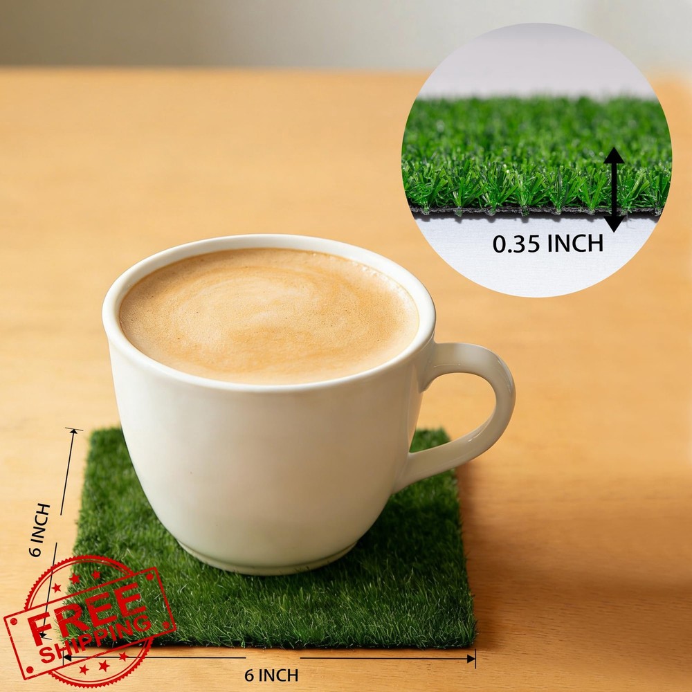 VERDIGRASS Artificial Grass Patch 6x6 Inch Turf Mat