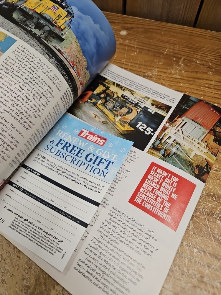 Trains Magazine October 2017 How the stack train almost failed