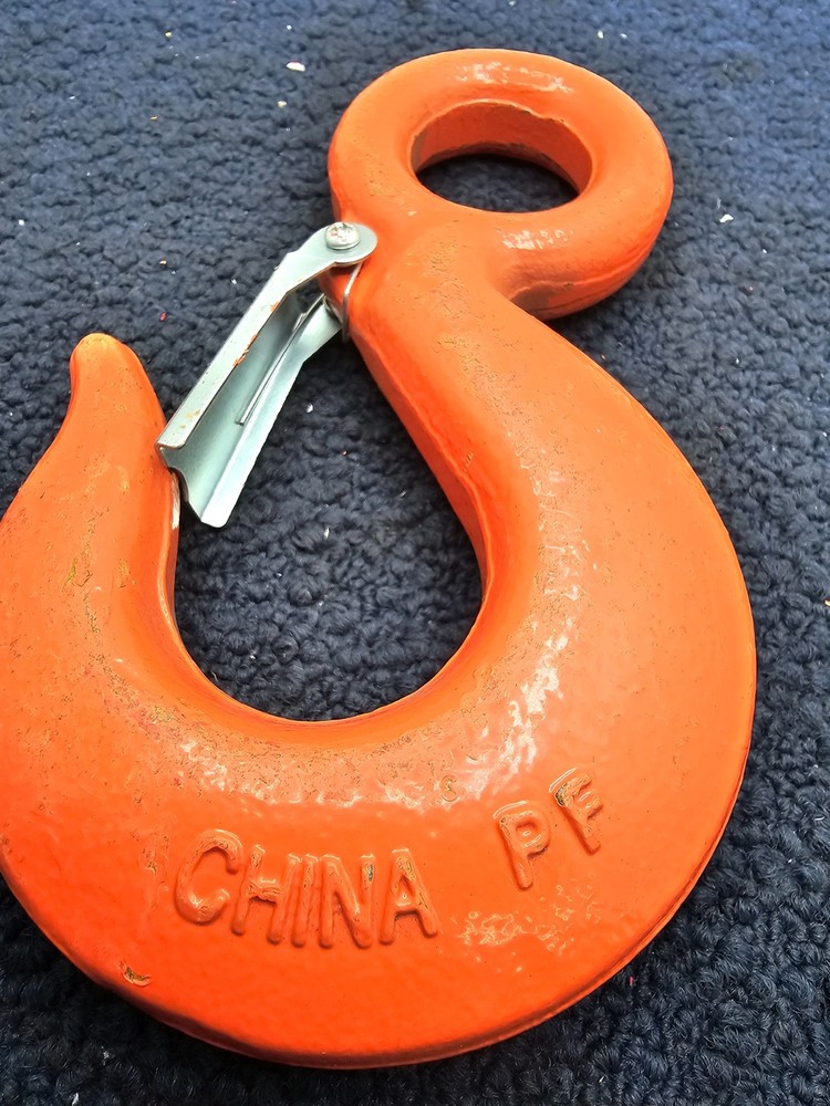 WLL 5 Ton Alloy Eye Rigging Hook With Latch
