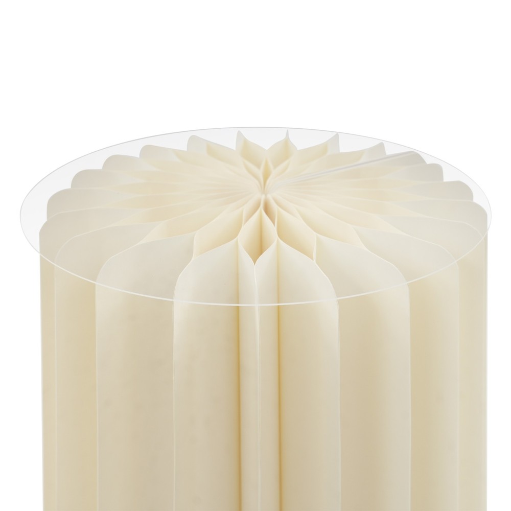 5Pcs Milky White Foldable Paper Column Stands for Weddings & Events