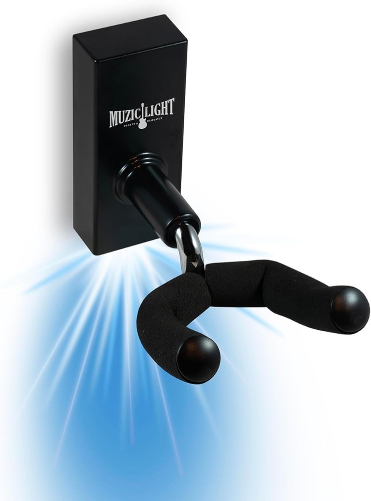 Transform Your Space: LED Guitar Wall Mount with Hidden Hardware & Color Options