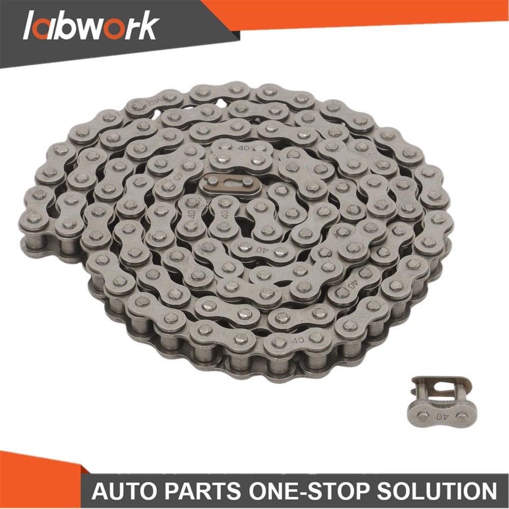 Labwork 5 Feet of #40 Roller Chain Includes 2 Free Connecting Links