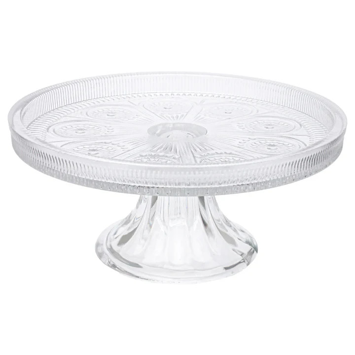 Clear Codi Glass 8.25" Cake Stand