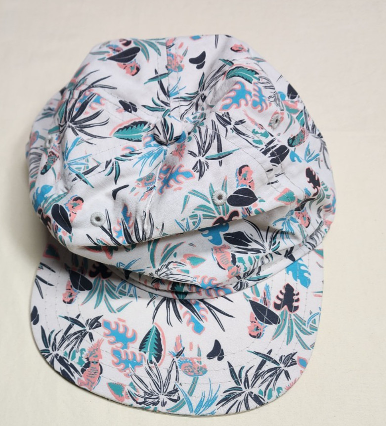 Vans Hat Cap Youth Canvas Adjustable Strapback Multicolor All Over Plants Print