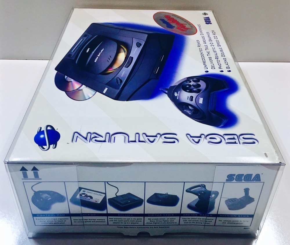 1 Console Box Protector For SEGA SATURN MODEL 1 Boxes Please check your size!