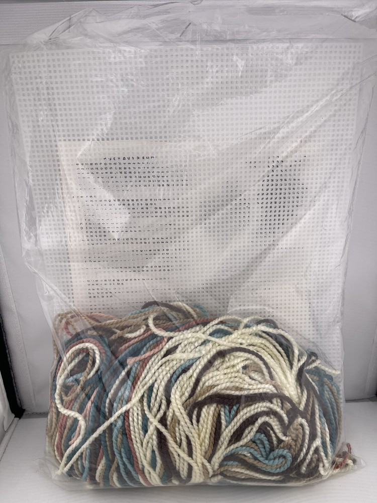 Needlepoint On Plastic Canvas Kit Peace And Plenty New